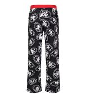 RE:COVERED X NFL San Francisco 49ers Pantalón de pijama para hombre con el logo del equipo, RCNFL1396, Negro/Blanco