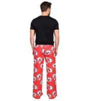 RE:COVERED X NFL Kansas City Chiefs Loungepants Herren Schlafanzug-Hose mit Team-Logo Baumwolle Pyjama-Hose RCNFL1400 Rot