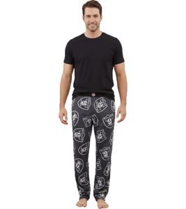 RE:COVERED X NFL Las Vegas Raiders Loungepants Herren Schlafanzug-Hose mit Team-Logo Baumwolle Pyjama-Hose RCNFL1406 Grau RE:COVERED X NFL Las Vegas Raiders Loungepants Herren Schlafanzug-Hose mit Team-Logo Baumwolle Pyjama-Hose RCNFL1406 Grau