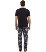 RE:COVERED X NFL Las Vegas Raiders Men's Lounge Pants with Team Logo, Cotton Pajama Pants, RCNFL1406 Gray