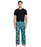 Pantalon de pyjama RE:COVERED X NFL Philadelphia Eagles pour homme avec logo de l'équipe, en coton, RCNFL1461, Vert nuit