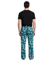 Pantalon de pyjama RE:COVERED X NFL Philadelphia Eagles pour homme avec logo de l'équipe, en coton, RCNFL1461, Vert nuit