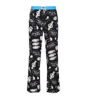 RE:COVERED X Pantalon de pyjama Star Wars pour homme avec imprimé Star Wars Comics, pantalon de détente en coton RCDIF2108 noir/blanc