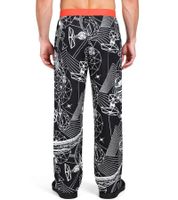 RE: COVERED X Star Wars™ Herren Pyjama-Hose Loungepants mit Raumschiff-Print Schlafanzug-Hose aus Baumwolle Modell RCDIF2107 Schwarz/Weiß