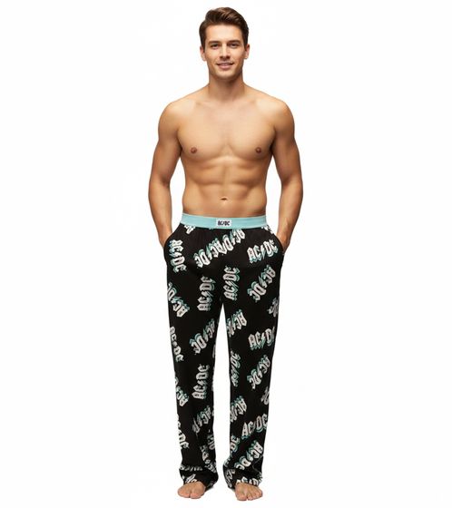 Men's pajama pants from RE:COVERED
with ACDC all-over print
Pantalones de pijama RE:COVERED X ACDC para hombre con estampado integral de ACDC, RCPER922 Negro