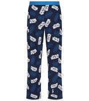 RE:COVERED X Star Wars Loungepants Herren Schlafanzug-Hose mit Star Wars Aufdruck Pyjama-Hose PCSTW1830 Navy/Weiß