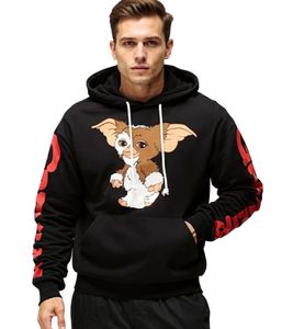 RE:COVERED X Gremlins Herren Kapuzen-Pullover mit Gremlins-Patch Baumwoll-Hoody Langarm-Shirt RCWARN558 Schwarz RE:COVERED X Gremlins Herren Kapuzen-Pullover mit Gremlins-Patch Baumwoll-Hoody Langarm-Shirt RCWARN558 Schwarz
