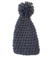 Pack of 4 pompom-hat-style egg cozies, 14 x 7 cm, kitchen helpers, kitchen utensils, 913860 Gray
