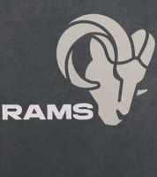 T-shirt da uomo RE:COVERED X NFL Los Angeles Rams con stampa del logo, girocollo in cotone, RCNFL1317H Grigio