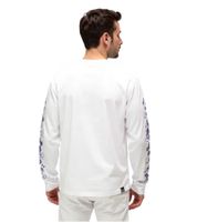 RE:COVERED X Disney Suéter unisex de algodón de manga larga con estampado de Mickey Mouse, RCDIF2050, blanco