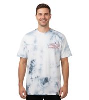 Camiseta RE:COVERED X NFL para hombre con estampado de los NEW YORK GIANTS, cuello redondo de algodón, RCNFL1386 Azul