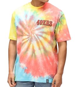 RE:COVERED X NFL San Francisco 49érs Herren T-Shirt mit Helm-Print Baumwoll-Shirt Rundhals-Shirt RCNFL1383 Bunt RE:COVERED X NFL San Francisco 49érs Herren T-Shirt mit Helm-Print Baumwoll-Shirt Rundhals-Shirt RCNFL1383 Bunt