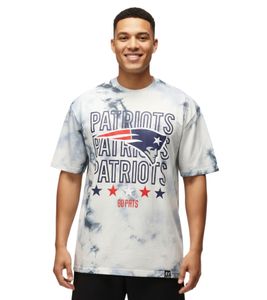 RE:COVERED X NFL Herren T-Shirt mit New England Patriots Print Baumwoll-Shirt Rundhals-Shirt RCNFL1382 Blau RE:COVERED X NFL Herren T-Shirt mit New England Patriots Print Baumwoll-Shirt Rundhals-Shirt RCNFL1382 Blau
