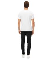 RE:COVERED X GREMLINS Men's T-Shirt with Large Photo Print, Round Neck, RCWARN557 White