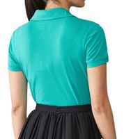 Mercedes-Benz AMG Petronas F1 MAPF1 Polo Damen Baumwoll-Shirt Polo-Shirt mit Team-Logos und farblichen Akzenten Kurzarm-Shirt 701227044 002 Türkis-Grün