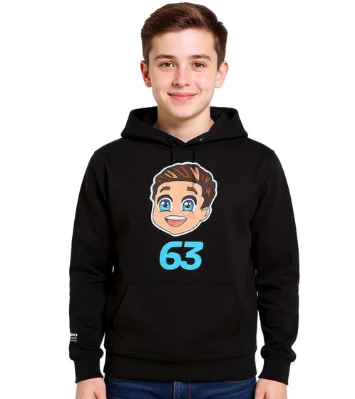 Sweat à capuche Mercedes-Benz AMG Petronas F1 George Russell pour filles et garçons, Formule 1 701227132 001 Noir
