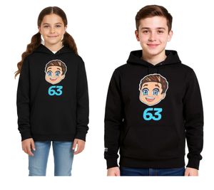Sweat à capuche Mercedes-Benz AMG Petronas F1 George Russell pour filles et garçons, Formule 1 701227132 001 Noir