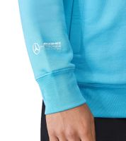 Mercedes-Benz AMG Petronas F1 Hoodie George Russell Men's Formula 1 Hooded Sweatshirt 701227118 002 Turquoise