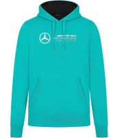 Sudadera Mercedes-Benz AMG Petronas F1 de algodón para hombre con el logotipo del equipo de Fórmula 1 701227033 002 Turquesa