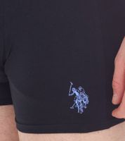 6er Pack U.S. POLO ASSN. Herren Boxershorts atmungsaktive Baumwoll-Unterhose Unterwäsche 011601_US16133_02 Schwarz oder Blau/Rot