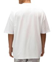RE:COVERED X Disney Men's T-Shirt with Large Mickey Mouse Print, Round Neck, White