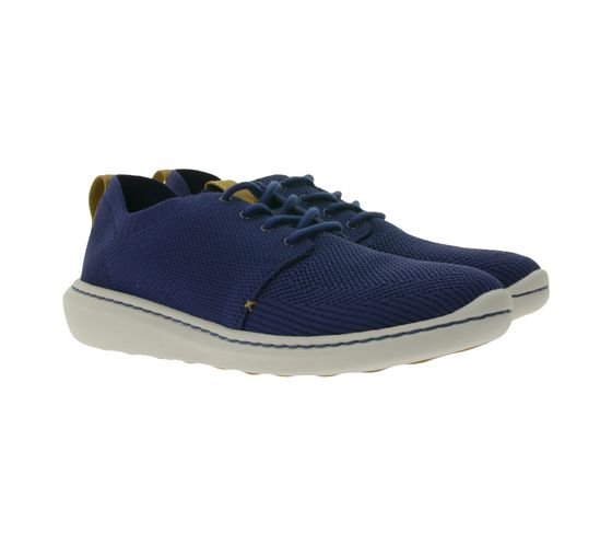 Clarks Step Urban Mix Zapatillas de Malla con Cordones y Suela Suave y Acolchada para Hombre 26138175 Azul Oscuro