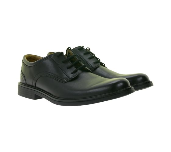 Clarks Un Aldric Lace Men's Genuine Leather Shoes, Business Shoes, Suit Shoes, Lace-Up Shoes, 26132677 Black