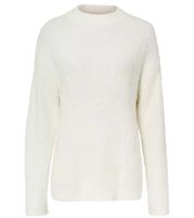 Pull femme en maille à col rond, pull de tous les jours, 934030 blanc