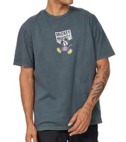 T-shirt homme RE:COVERED X Disney, imprimé Mickey, col rond en coton, gris, MMDIS2686