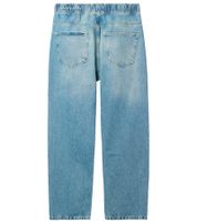 stylische Herren Jeans im Jogger-Stil Denim-Hose Baggy Leg mit Bindeband BR-1200-1700 Hell-Blau