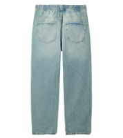 stylische Herren Jeans im Jogger-Stil Denim-Hose Baggy Leg mit Bindeband BR-12000-203 Hell-Blau