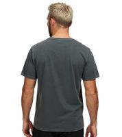 Camiseta RE:COVERED X NFL para hombre, de algodón, con letras del logo de los Kansas City Chiefs y cuello redondo, RCNFL1317D, gris