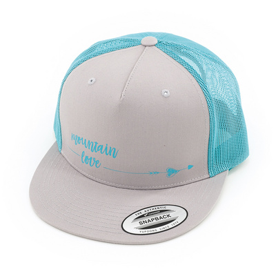 Chillaz Damen oder Herren Basecaps Mountain Love Cap Blau
