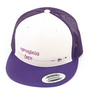 Chillaz Donna oder Uomo Basecaps Mountain Love Cap Violett