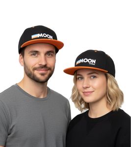 moon Femme oder Homme Basecaps Snap Back Cap Orange
