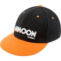 moon Damen oder Herren Basecaps Snap Back Cap Orange