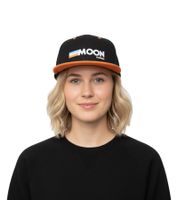 moon Damen oder Herren Basecaps Snap Back Cap Orange