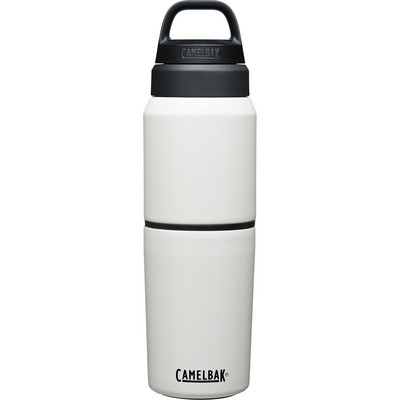 Camelbak Damen oder Herren Isolierflaschen MultiBev SST Vacuum Stainless Flasche 0.5L+0.35L Weiß