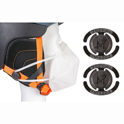 Maxeez Herren oder Damen Skihelme Mask Holder Helm Schwarz
