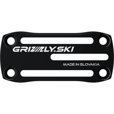 Grizzly Ski Damen oder Herren Bindung-Zubehör GR Race Plate Schwarz
