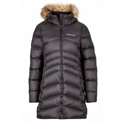 Marmot Damen Winterjacken Montreal Mantel Schwarz