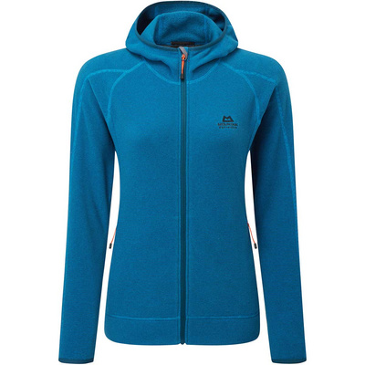Mountain Equipment Damen Fleecejacken Diablo Hooded Jacke Blau