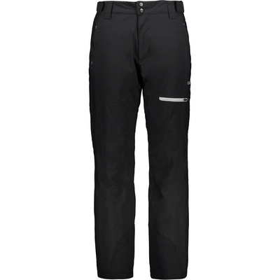 CMP Men Insulated Pants Flat Warm Ski Pants Short Black