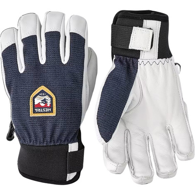Hestra Kids Fingerhandschuhe Army Leather Patrol Handschuhe Blue