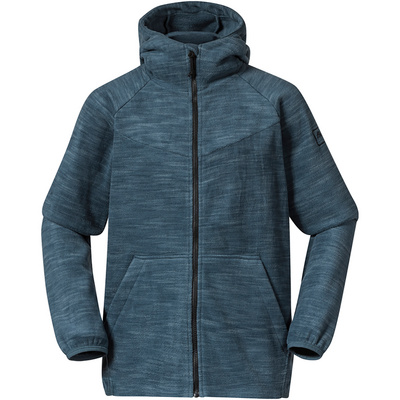Bergans Kinder Fleecejacken Hareid Jacke Blau
