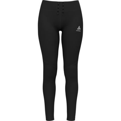 Odlo Damen Laufhosen Zeroweight Tights Schwarz