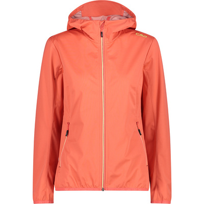 CMP Damen Softshelljacken Softshell Hoodie Jacke Rot