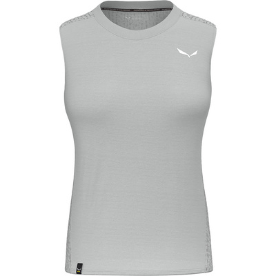 Salewa Women Tanktops Pure Salamander Am Top Gray