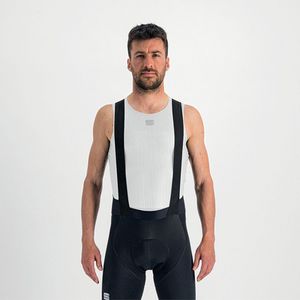 Sportful Uomo Kurzarm Unterhemden Pro Baselayer Sleeveless Tanktop Bianco