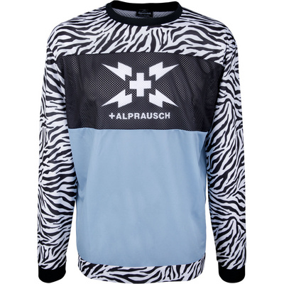 Alprausch Femme oder Homme Longsleeves Zebra-Rider Moto X Longsleeve Mehrfarbig